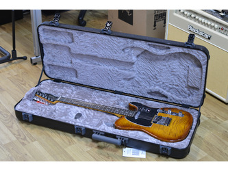Fender American Ultra Telecaster Tiger Eye Maple Top, Ebony Fingerboard & Case
