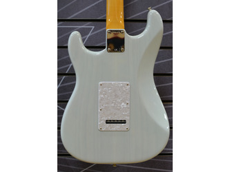 Fender Artist Kenny Wayne Shepherd Stratocaster Transparent Faded Sonic Blue Electric Guitar Incl Deluxe Hardshell