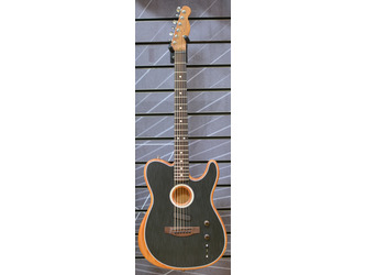 Fender Acoustasonic Player Telecaster Brushed Black Electro Acoustic Guitar incls Deluxe Gig Bag B Stock