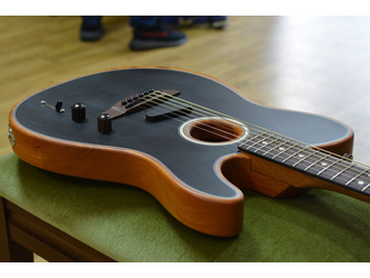 Fender Acoustasonic Player Telecaster Brushed Black Electro Acoustic Guitar incls Deluxe Gig Bag B Stock