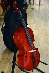 Secondhand 1/4 Size Cello with Padded Case by Gear4Music