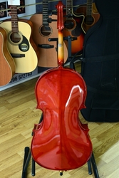 Secondhand 1/4 Size Cello with Padded Case by Gear4Music