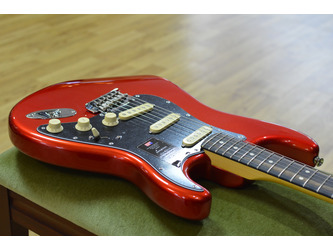 Fender Ltd Ed American Professional II Stratocaster Electric Guitar, Candy Apple Red w/ Case