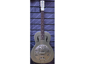 Gretsch Roots Collection G9201 Honey Dipper Shed Roof Brass Body Resonator Guitar