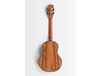 Kala Contour Deluxe All Solid Gloss Spruce Rosewood Ukulele With Cutaway and Bag