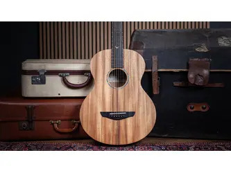 Faith Nomad Mini-Neptune Electro - Trembesi All Solid Travel Electro Acoustic Guitar & Gigbag
