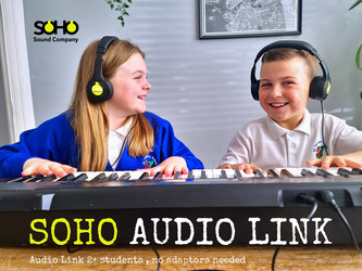 Soho Sound Company Study Audio Link Headphones Black