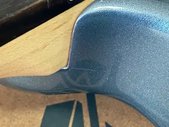 Jackson MJ Series Dinky DKR Ice Blue Metallic Electric Guitar & Case B Stock