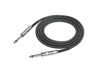Kirlin Deluxe Instrument Cable, 10ft, Straight to Straight, Black