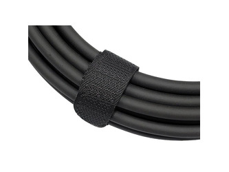 Kirlin Deluxe Instrument Cable, 10ft, Straight to Angle, Black