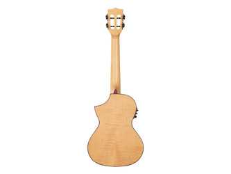 Kala All Solid Flame Maple Cutaway Ukulele with EQ & Bag