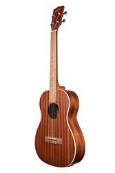Kala KA-BE Satin Mahogany Baritone Ukulele with Pick Up and Built in Tuner