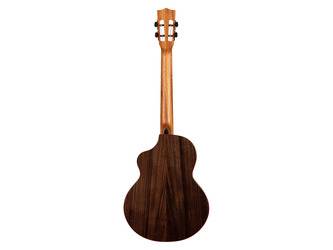 Kala Contour All Solid Gloss Spruce Rosewood Baritone Ukulele w/ Cutaway and Bag