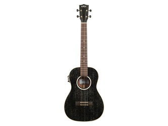 Kala All Solid Salt & Pepper Doghair Mahogany Ukulele with Bag