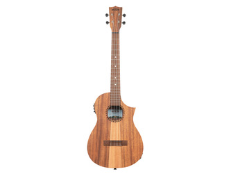 Kala Teak Tri-Top Ukulele with Cutaway & EQ