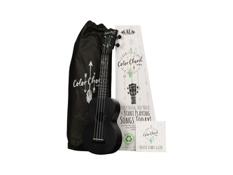 Kala Learn To Play Recycled Colour Chord Soprano Ukulele Starter Kit