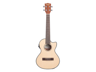 Kala Solid Spruce Mahogany Tenor Ukulele with Cutaway and EQ