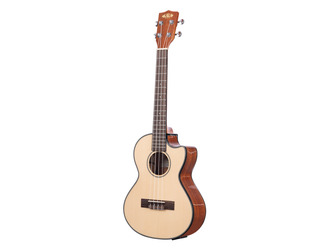 Kala Solid Spruce Mahogany Tenor Ukulele with Cutaway and EQ