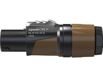 Neutrik NL2FXX-W-S - 2 Pole FXX Series, SpeakON Plug , Small size 6-12 mm cable