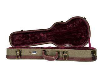 Kala Archtop Concert Hardcase, Olive Tweed