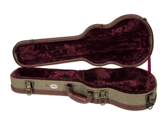Kala Archtop Concert Hardcase, Olive Tweed