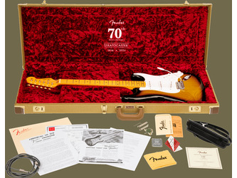 Fender 70th Anniversary American Vintage II 1954 Stratocaster Electric Guitar 2 Colour Sunburst  