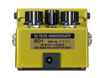 Boss SD-1 50th Anniversary Super OverDrive Effects Pedal 
