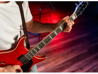 Washburn SH35TR-U Semi-Hollow 6-String Electric Guitar - Trans Red