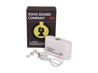 Soho Sound Company W1 Bluetooth Wireless Ear Buds White