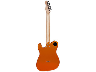 Shergold Telstar Standard ST14 Electric Guitar in Solid Metallic Orange