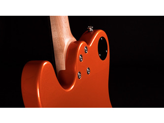 Shergold Telstar Standard ST14 Electric Guitar in Solid Metallic Orange