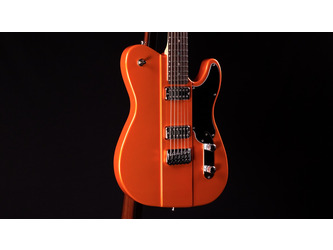 Shergold Telstar Standard ST14 Electric Guitar in Solid Metallic Orange