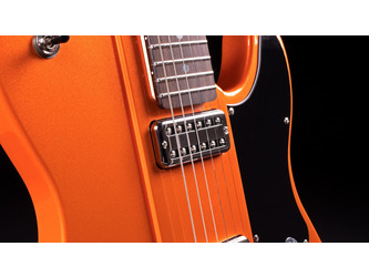 Shergold Telstar Standard ST14 Electric Guitar in Solid Metallic Orange