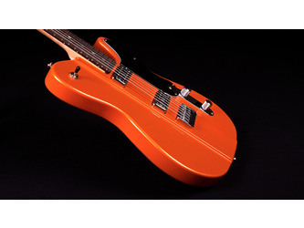 Shergold Telstar Standard ST14 Electric Guitar in Solid Metallic Orange