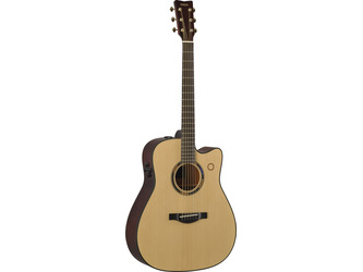 Yamaha TAG3C TransAcoustic Dreadnought All Solid Acoustic Guitar 