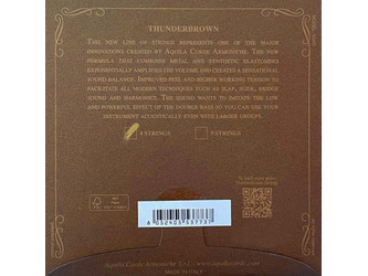 (166U) Aquila Thunderbrown 5 String U-Bass Set