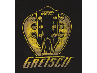 Gretsch Headstock Pick T-Shirt, Large