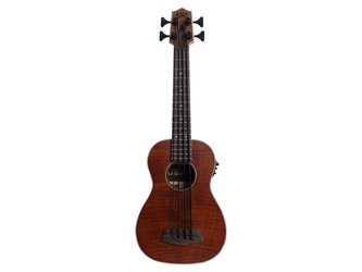 Kala Exotic Mahogany Left-Handed Acoustic-Electric U-BASS