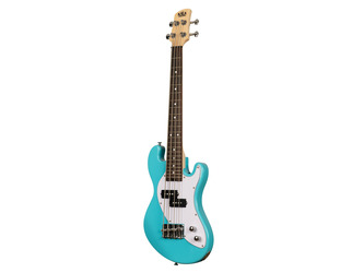 Solid Body 4-String Surf Blue Fretted U-BASS