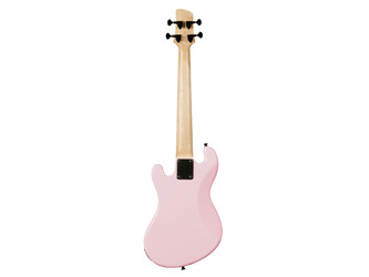 Solid Body 4-String Pale Pink Fretted U-BASS