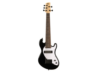 Solid Body 5-String Black Fretted U-BASS
