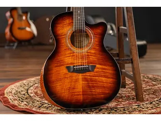 Washburn WCG12FCE-U Grand Auditorium Electro Acoustic Guitar 