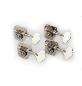 Fender Pure Vintage Bass Tuning Machines, Nickel-Plated Steel, Set Of Four