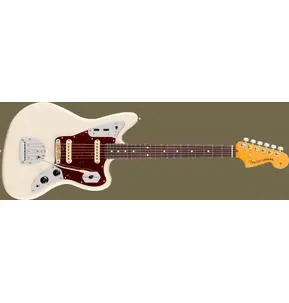 Fender American Professional Jaguar Electric Guitar Olympic White 