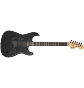 Fender Artist Jim Root Stratocaster Flat Black Electric Guitar & Case