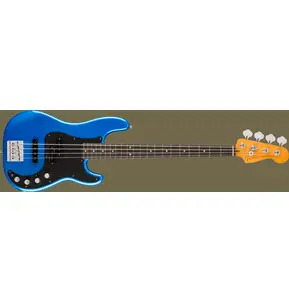 Fender American Ultra II Precision Bass Guitar Ebony Fingerboard, Noble Blue
