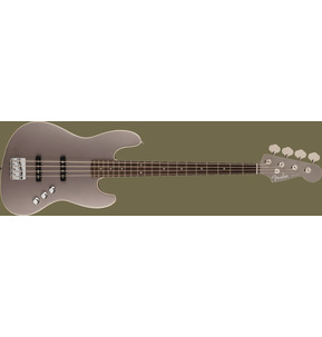Fender Aerodyne Special Jazz Bass Dolphin Grey Metallic Includes Deluxe Gig Bag