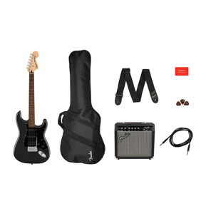 Fender Affinity Series? Stratocaster® HSS Pack - Charcoal Frost Metallic