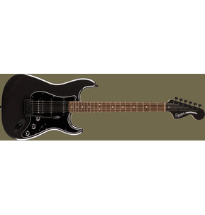 Fender Squier Limited Edition Affinity Stratocaster HSS Matching Headstock & Hardware Black