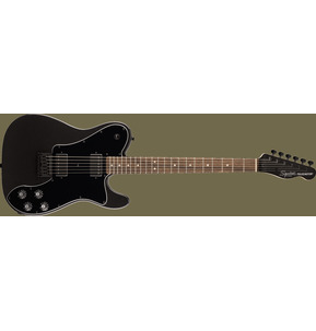 Fender Squier Limited Affinity Telecsater Deluxe Matching Headstock & Hardware Metallic Black